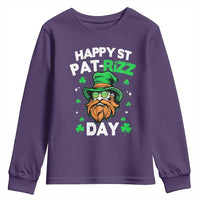 Happy St Pat Rizz Day Youth Sweatshirt Funny St. Patrick's Day Leprechaun
