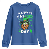 Happy St Pat Rizz Day Youth Sweatshirt Funny St. Patrick's Day Leprechaun