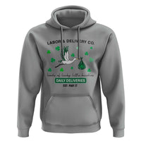 St Patrick's Day Lucky L&D Nurse Hoodie Labor And Delivery Shamrock