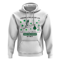 St Patrick's Day Lucky L&D Nurse Hoodie Labor And Delivery Shamrock