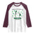 St Patrick's Day Lucky L&D Nurse Raglan Shirt Labor And Delivery Shamrock