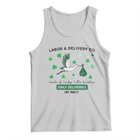 St Patrick's Day Lucky L&D Nurse Tank Top Labor And Delivery Shamrock