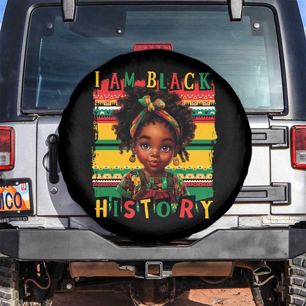 I Am Black History Spare Tire Cover Month Black Melanin Kids Girls