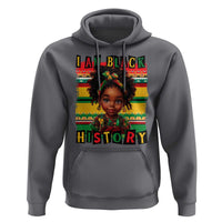 I Am Black History Hoodie Month Black Melanin Kids Girls
