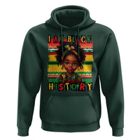 I Am Black History Hoodie Month Black Melanin Kids Girls