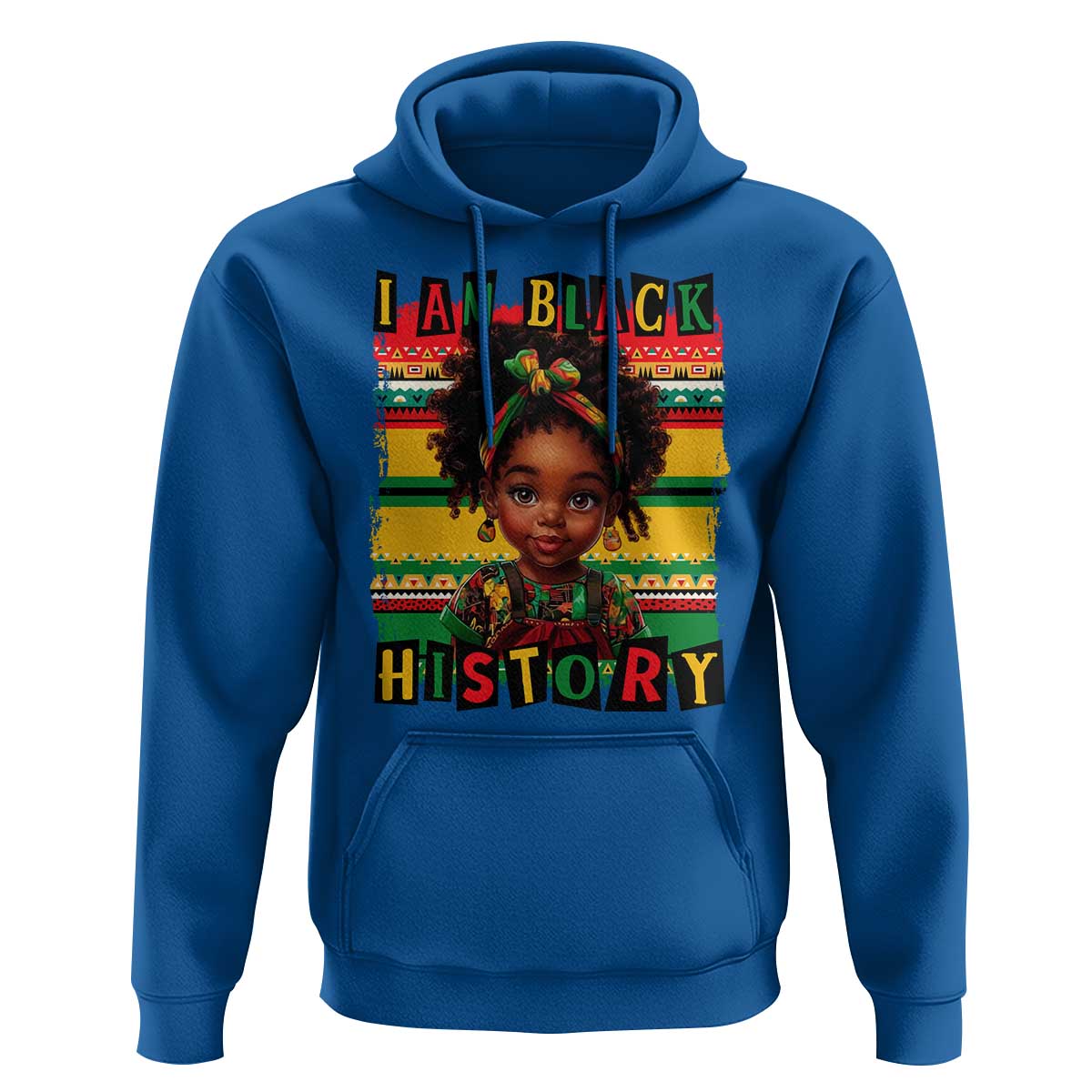 I Am Black History Hoodie Month Black Melanin Kids Girls