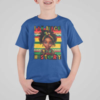 I Am Black History T Shirt For Kid Month Black Melanin Kids Girls