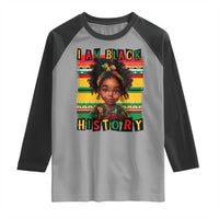 I Am Black History Raglan Shirt Month Black Melanin Kids Girls