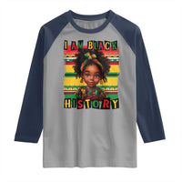 I Am Black History Raglan Shirt Month Black Melanin Kids Girls