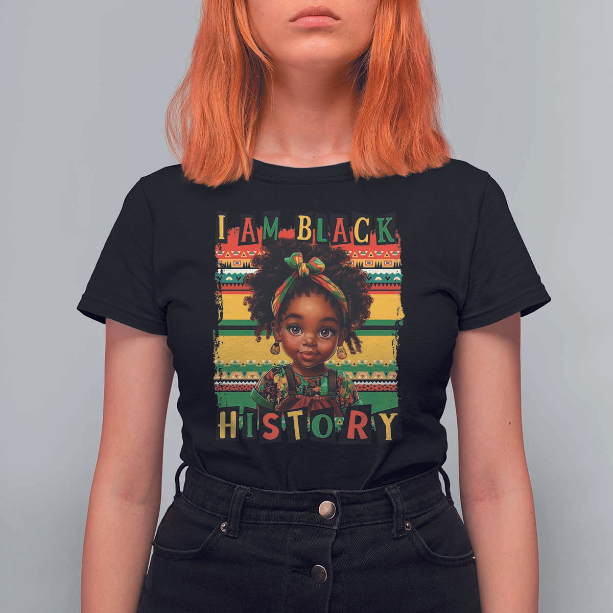 I Am Black History T Shirt For Women Month Black Melanin Kids Girls
