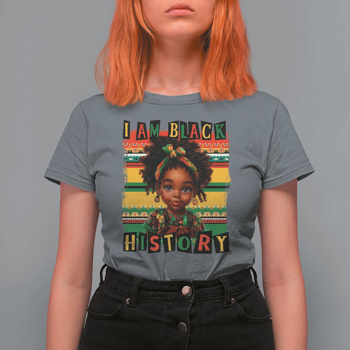I Am Black History T Shirt For Women Month Black Melanin Kids Girls