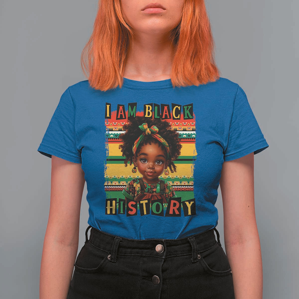 I Am Black History T Shirt For Women Month Black Melanin Kids Girls