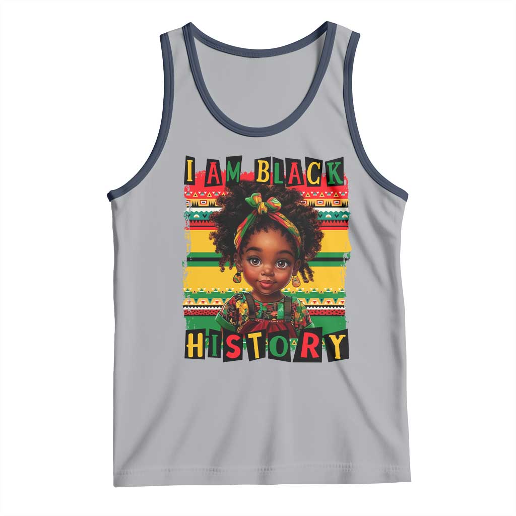 I Am Black History Tank Top Month Black Melanin Kids Girls