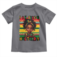 I Am Black History Toddler T Shirt Month Black Melanin Kids Girls