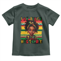 I Am Black History Toddler T Shirt Month Black Melanin Kids Girls