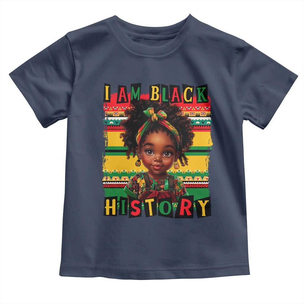 I Am Black History Toddler T Shirt Month Black Melanin Kids Girls