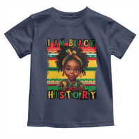 I Am Black History Toddler T Shirt Month Black Melanin Kids Girls