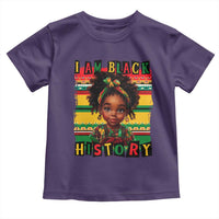 I Am Black History Toddler T Shirt Month Black Melanin Kids Girls