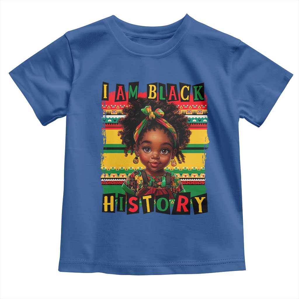 I Am Black History Toddler T Shirt Month Black Melanin Kids Girls