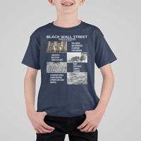 Black Wall Street T Shirt For Kid Black Business Black History Month