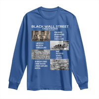 Black Wall Street Long Sleeve Shirt Black Business Black History Month