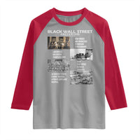 Black Wall Street Raglan Shirt Black Business Black History Month