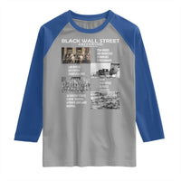 Black Wall Street Raglan Shirt Black Business Black History Month