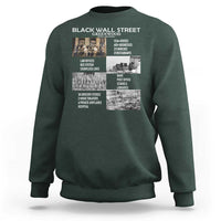 Black Wall Street Sweatshirt Black Business Black History Month
