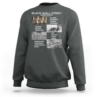 Black Wall Street Sweatshirt Black Business Black History Month
