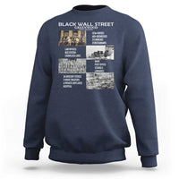 Black Wall Street Sweatshirt Black Business Black History Month