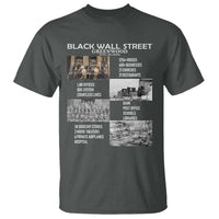 Black Wall Street T Shirt Black Business Black History Month