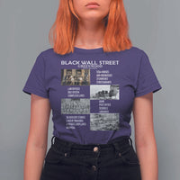 Black Wall Street T Shirt For Women Black Business Black History Month