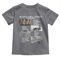 Black Wall Street Toddler T Shirt Black Business Black History Month
