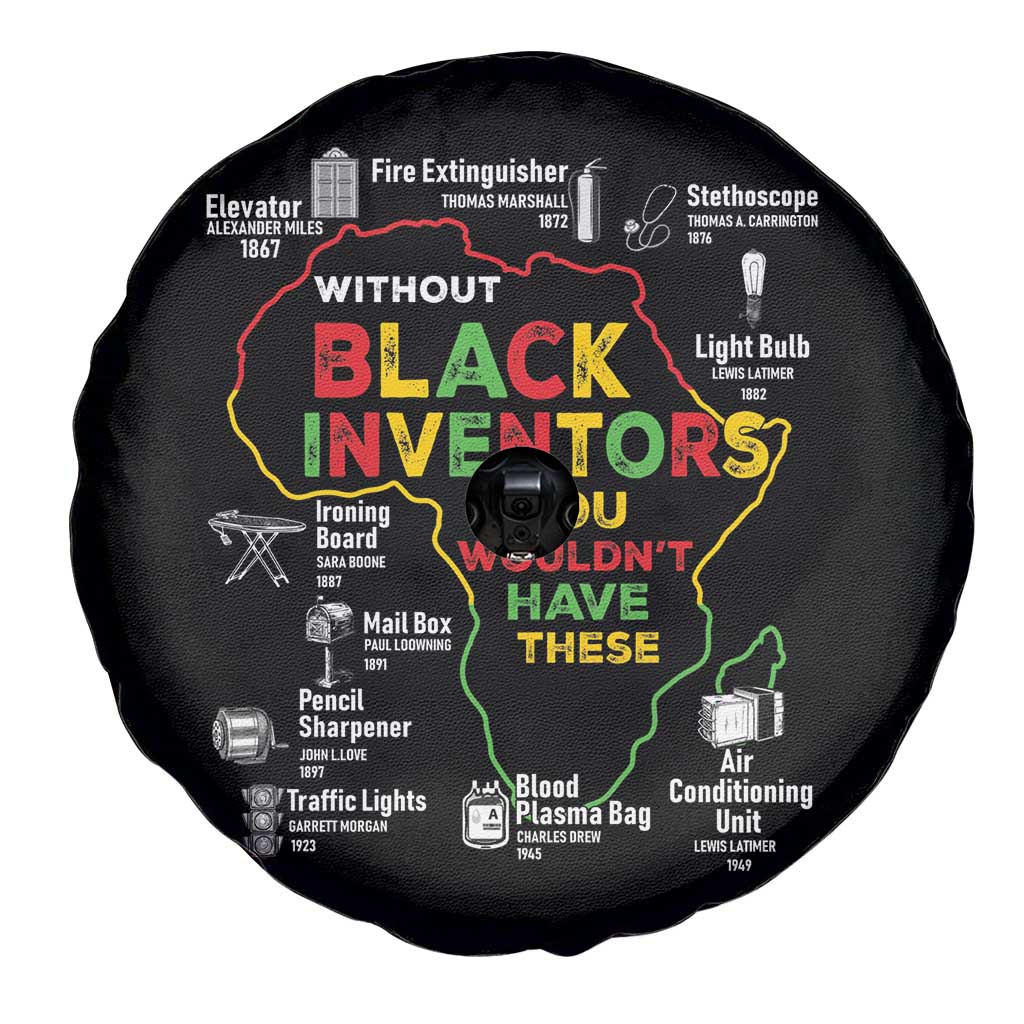 Proud Black Inventors Spare Tire Cover Black History Month African American Pride