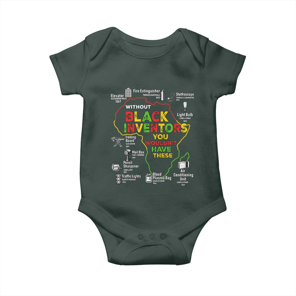 Proud Black Inventors Baby Onesie Black History Month African American Pride