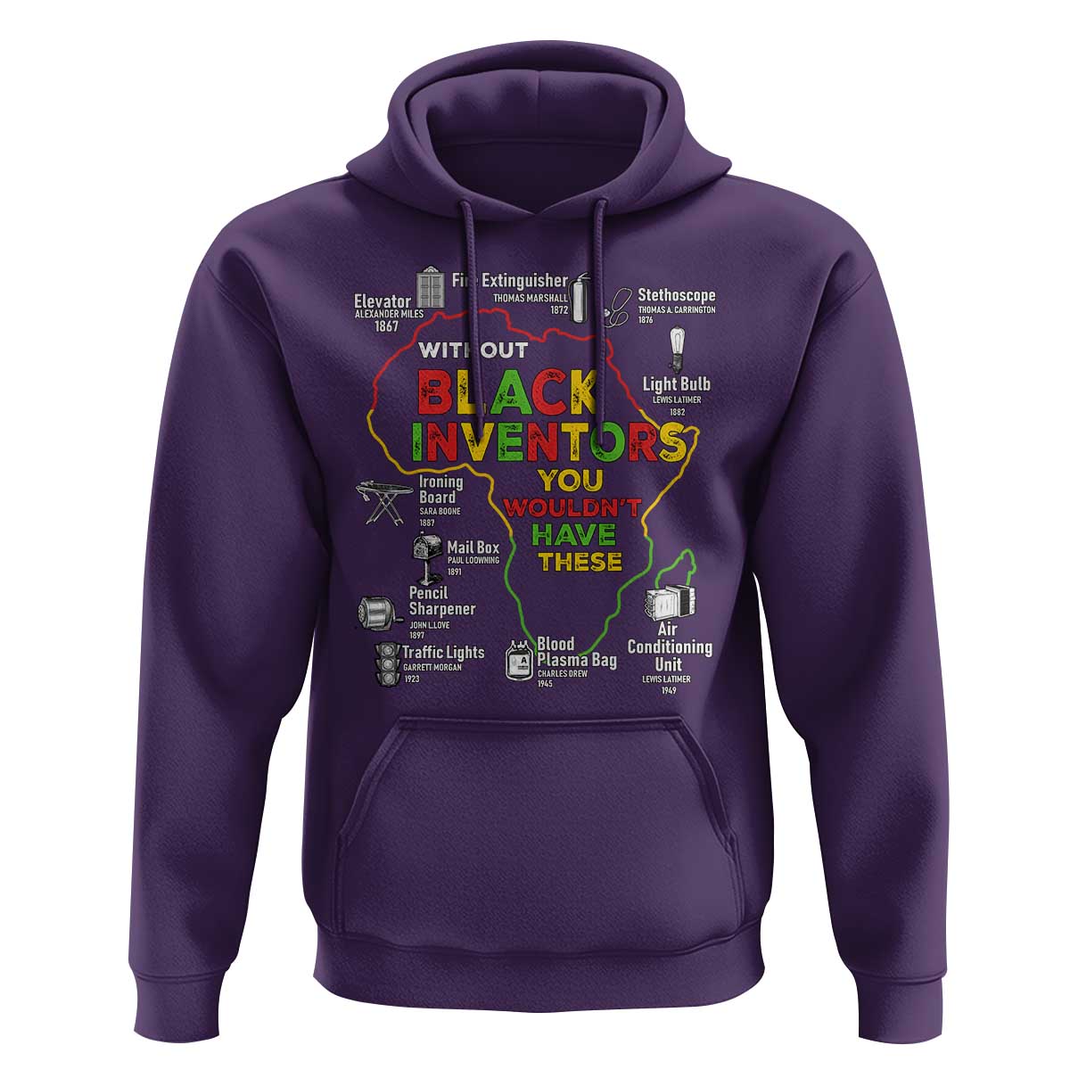 Proud Black Inventors Hoodie Black History Month African American Pride