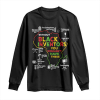 Proud Black Inventors Long Sleeve Shirt Black History Month African American Pride