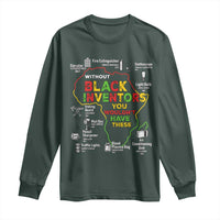 Proud Black Inventors Long Sleeve Shirt Black History Month African American Pride