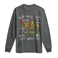 Proud Black Inventors Long Sleeve Shirt Black History Month African American Pride