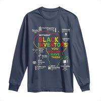 Proud Black Inventors Long Sleeve Shirt Black History Month African American Pride