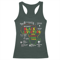 Proud Black Inventors Racerback Tank Top Black History Month African American Pride