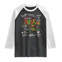 Proud Black Inventors Raglan Shirt Black History Month African American Pride
