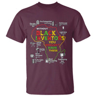 Proud Black Inventors T Shirt Black History Month African American Pride