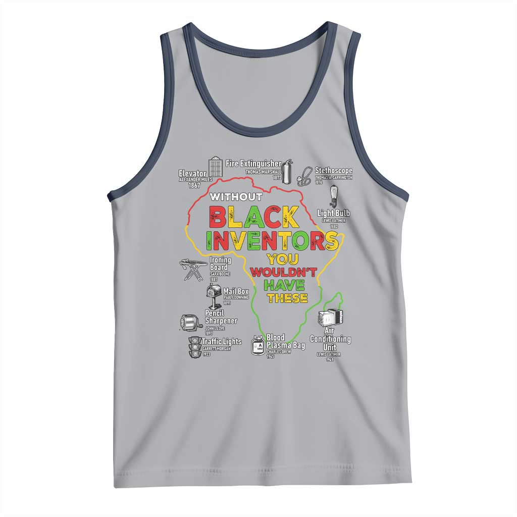 Proud Black Inventors Tank Top Black History Month African American Pride