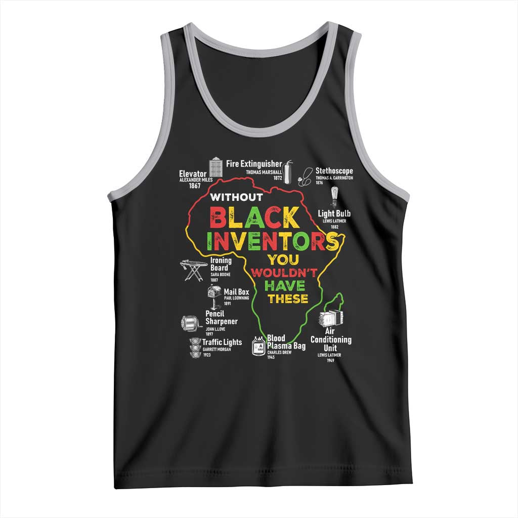 Proud Black Inventors Tank Top Black History Month African American Pride