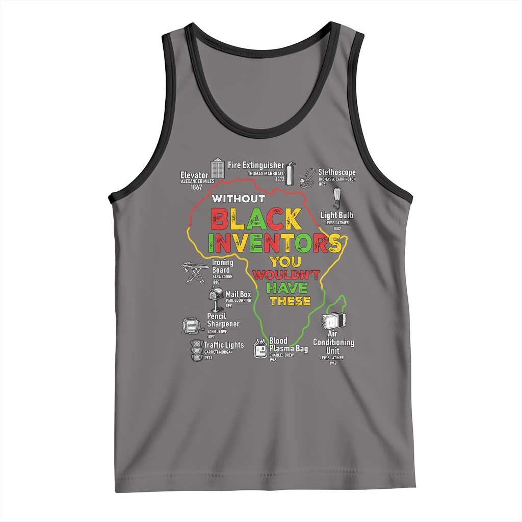 Proud Black Inventors Tank Top Black History Month African American Pride
