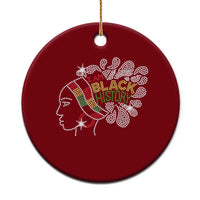 I Am Black History Ceramic Ornament Black Girl Sparkling Bling - Wonder Print Shop