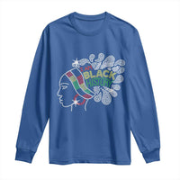 I Am Black History Long Sleeve Shirt Black Girl Sparkling Bling