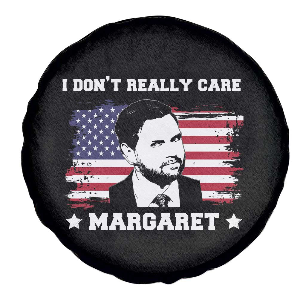 Funny JD Vance Spare Tire Cover I Don't Really Care Margaret American Flag