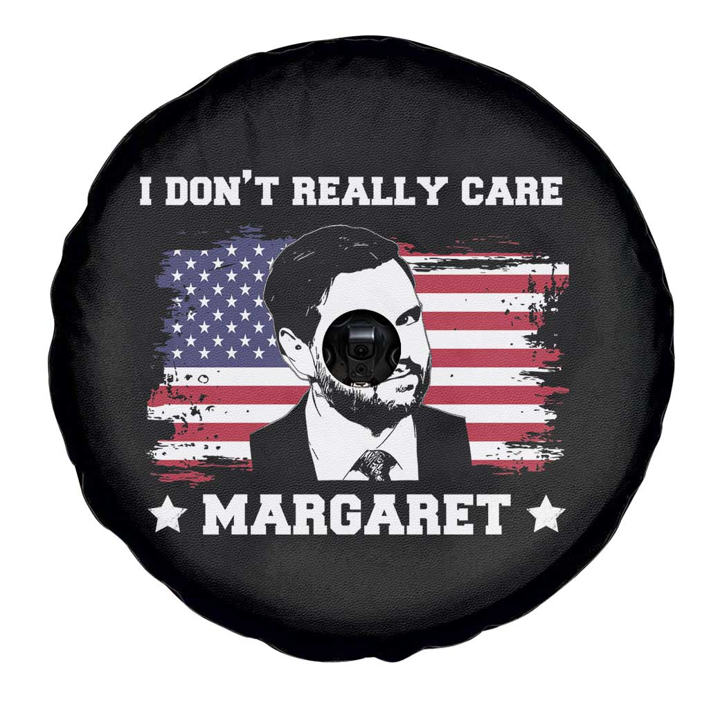 Funny JD Vance Spare Tire Cover I Don't Really Care Margaret American Flag